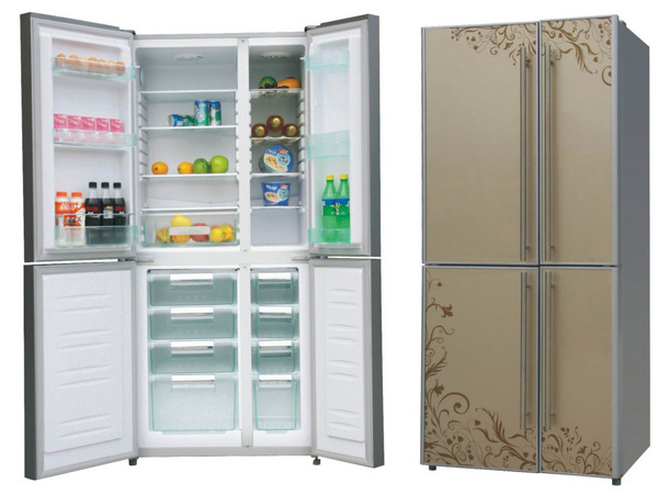 встраиваемый холодильник “side by side”