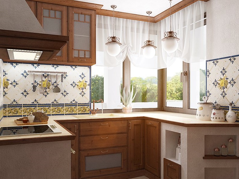 Маленькая кухня в доме с окном дизайн (67 фото)